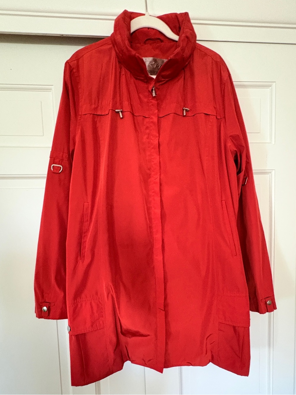Rainforest RFT Orange Raincoat Rain Jacket Coat Packable Women’s Anorak Travel